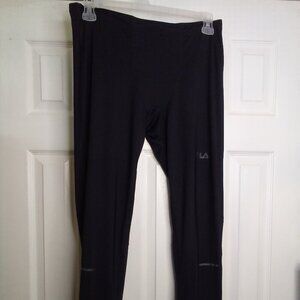 Fila Sport Live In Motion Pants Men L Base Layer Active Athletic Drawstring